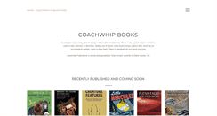 Desktop Screenshot of coachwhipbooks.com